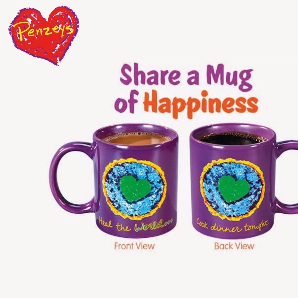 Penzeys Heal the World Mug